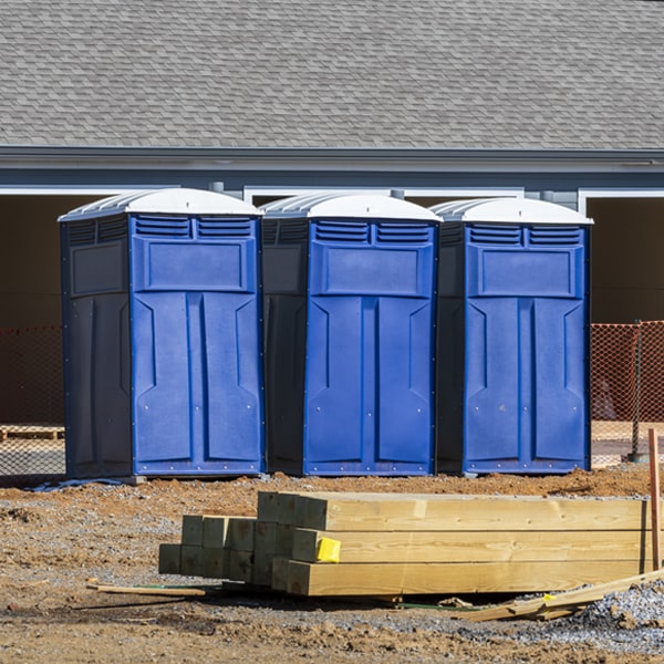 do you offer hand sanitizer dispensers inside the porta potties in Fallowfield